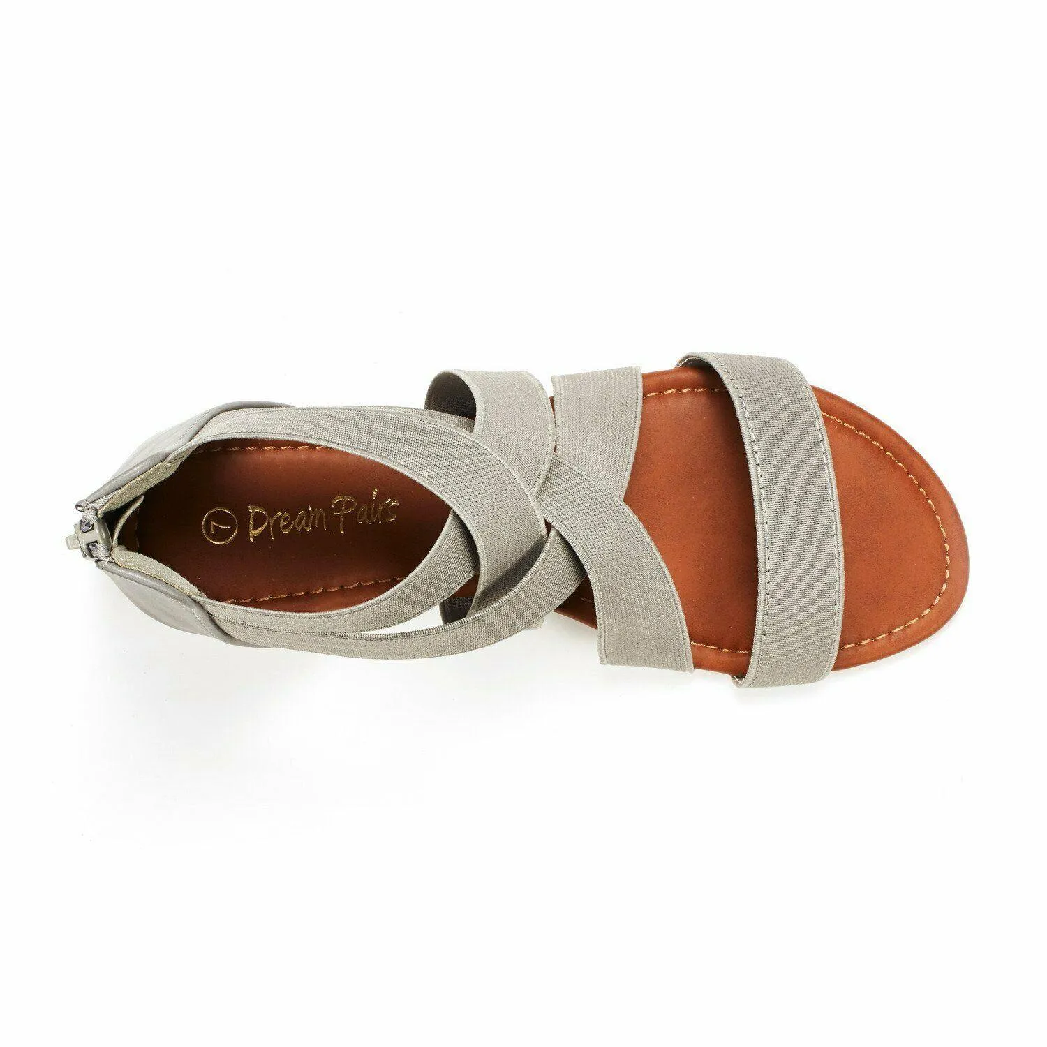 Open Toe Flat Sandals, Flexible Summer Gladiator Shoes for Women