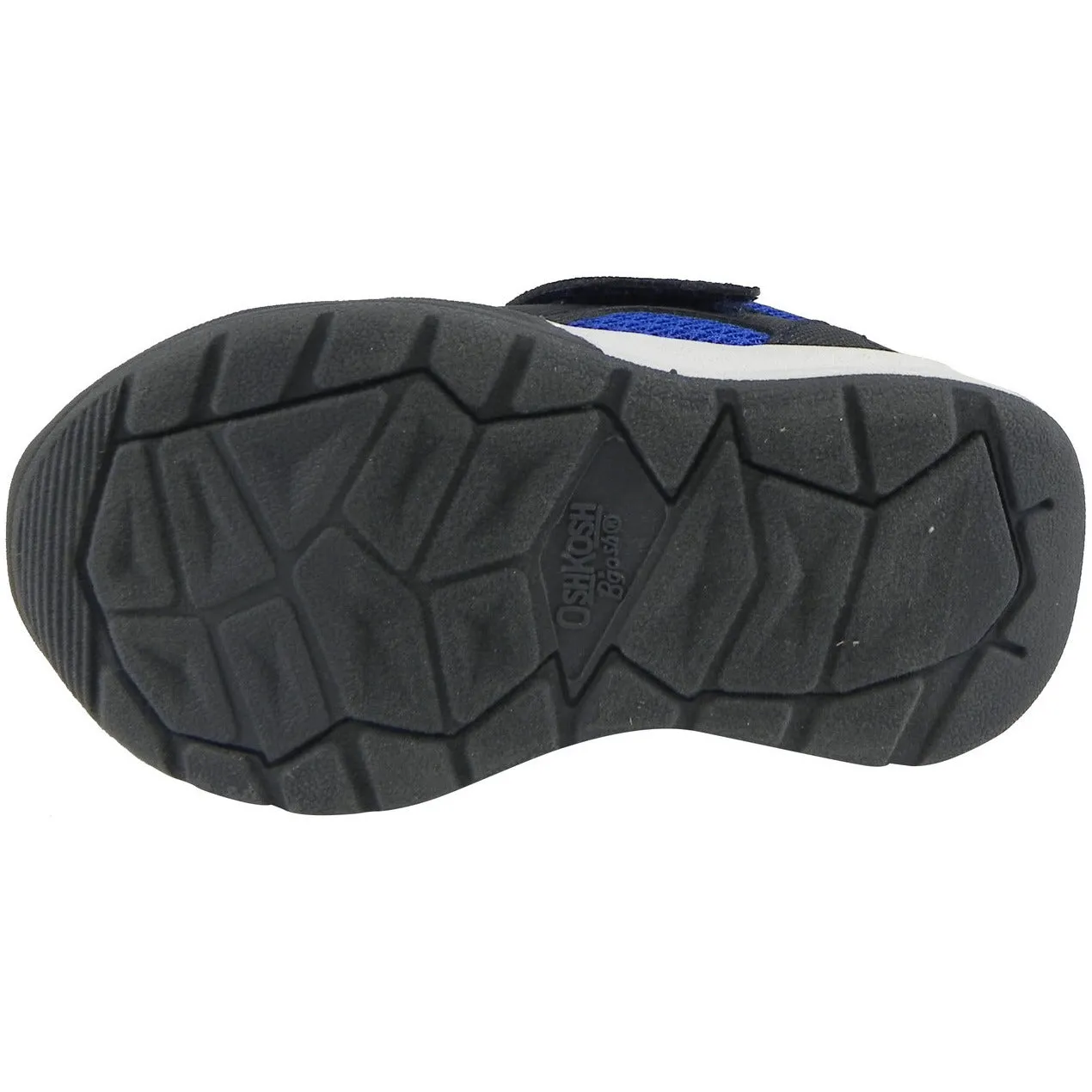 OshKosh Boy's Galaxy Mesh Lace Up Hook and Loop Sneaker Navy/Blue