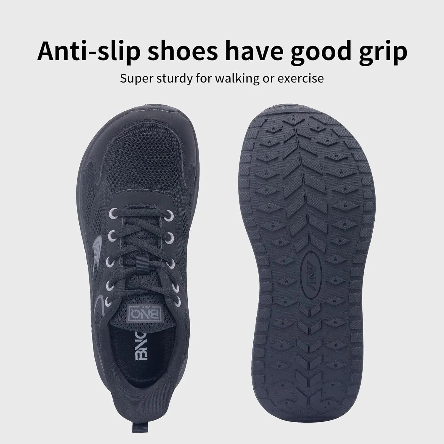 PERSOUL Wide Toe Box Shoes Women Arch Support Walking Sneakers Comfoty Orthotic Tennis Running Shoes for Plantar Fasciitis Bunions US 6-11