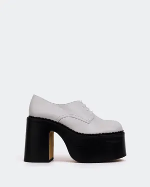 Phineas White Leather