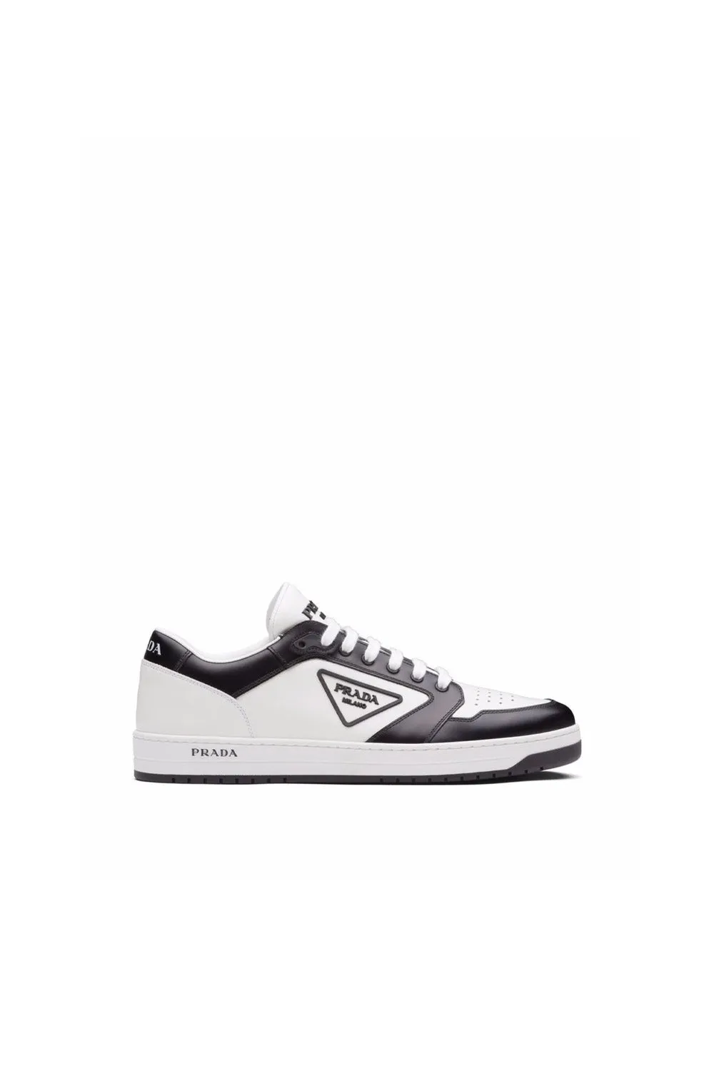 Prada District low-top leather trainers