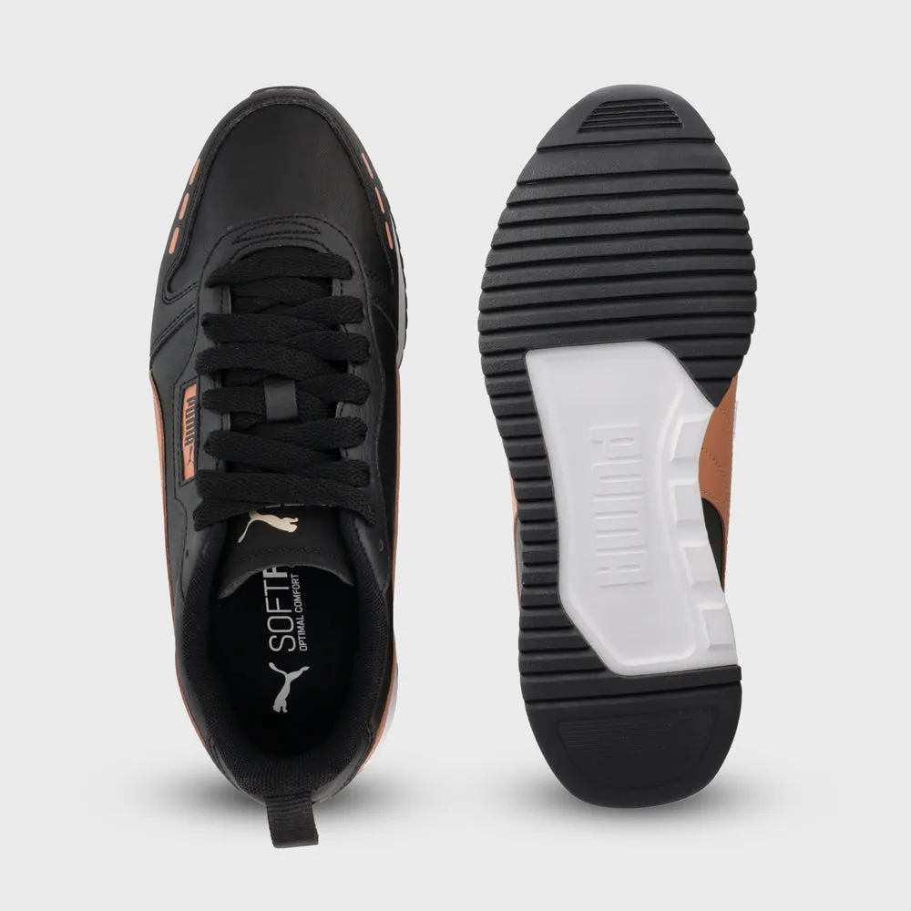 Puma Womens  R78 SL Sneaker Black/pink _ 182926 _ Black