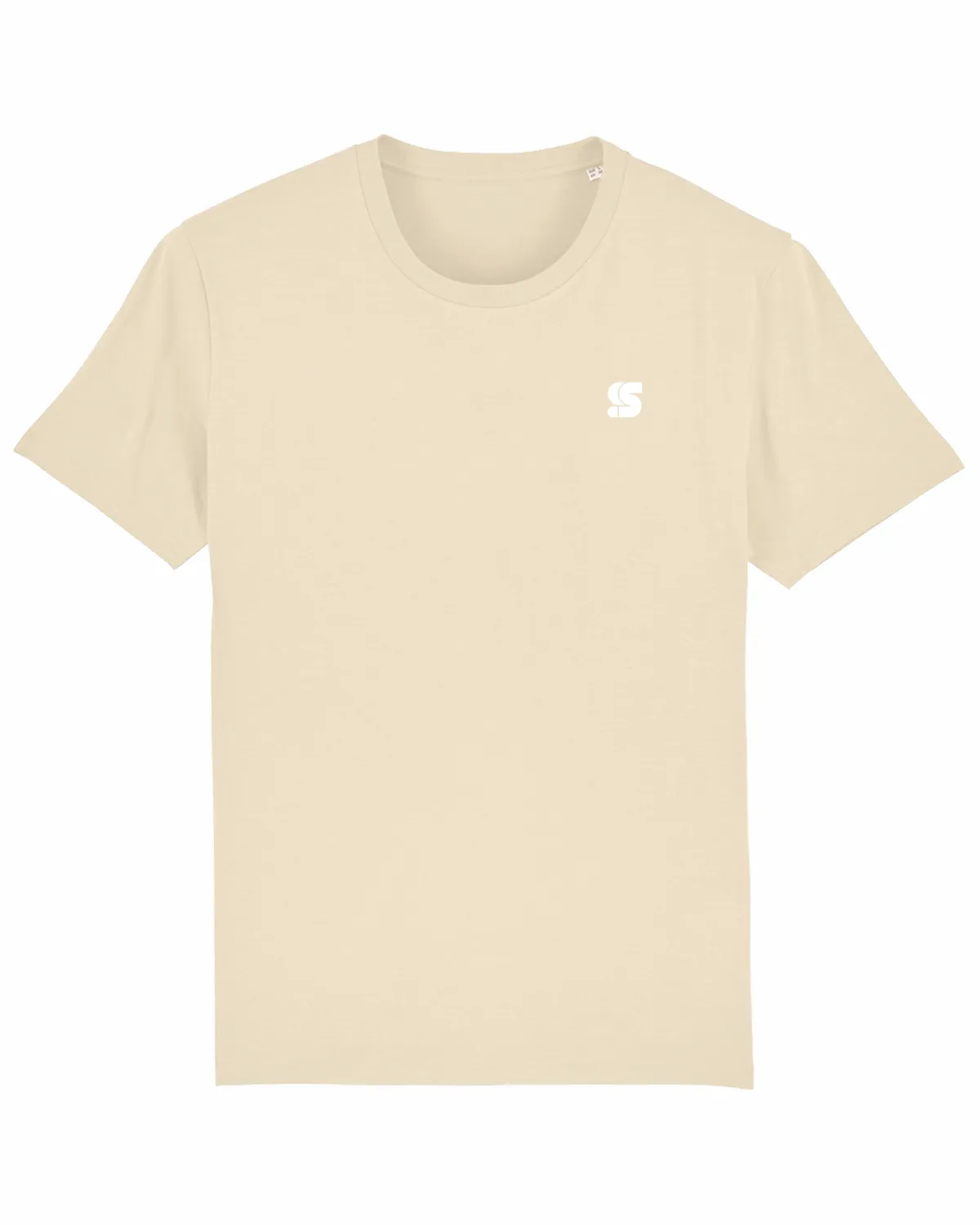 Sand T / S Logo White Embroidered Women