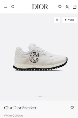 SE1547 C'est Dior Sneaker / Size5-11