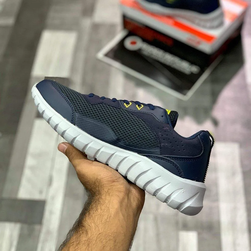 Skecherrs Overhaul Betley Air Cooled Memory Foam “Navy Blue”