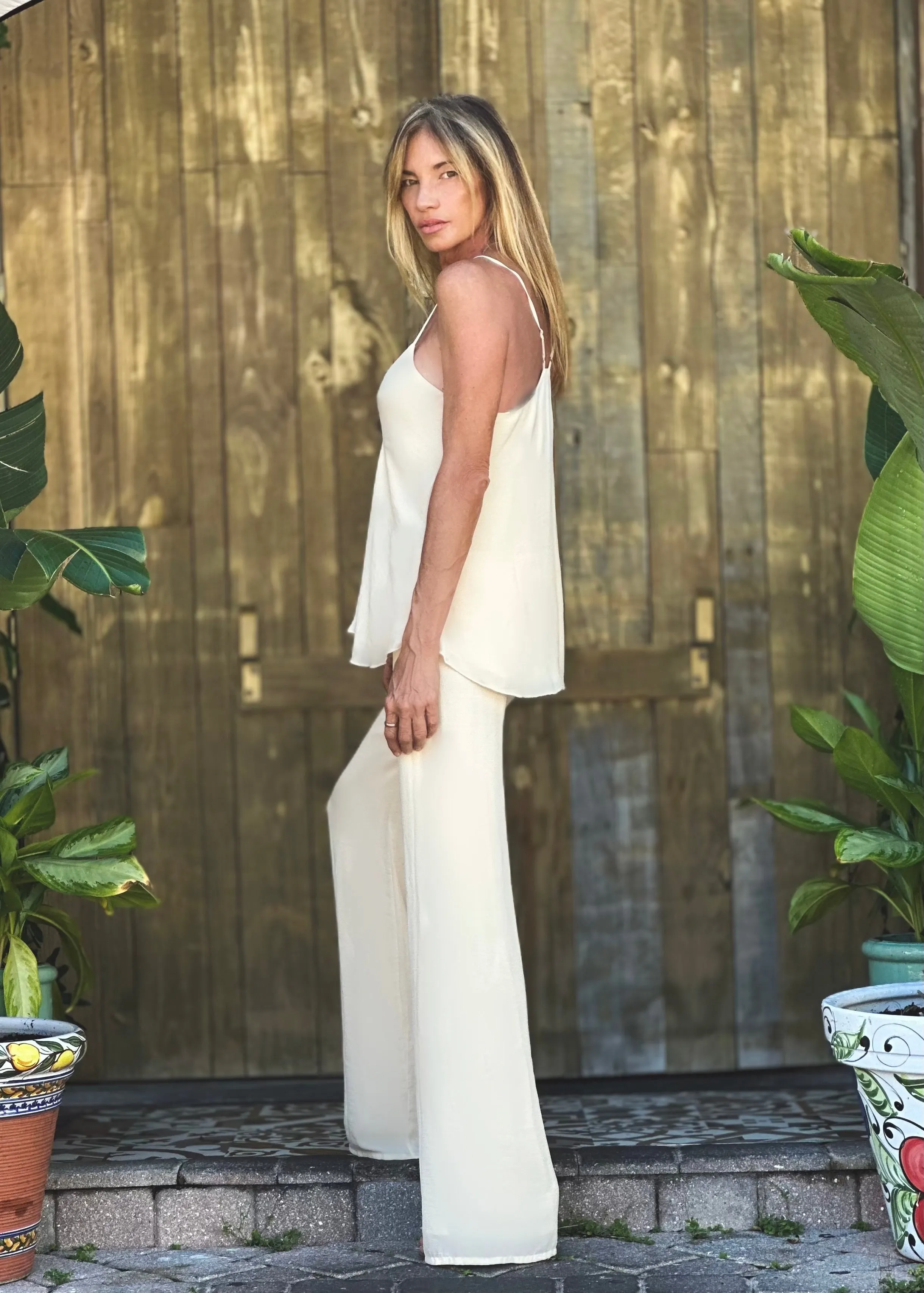 Tara Top Butter (Double Chiffon)
