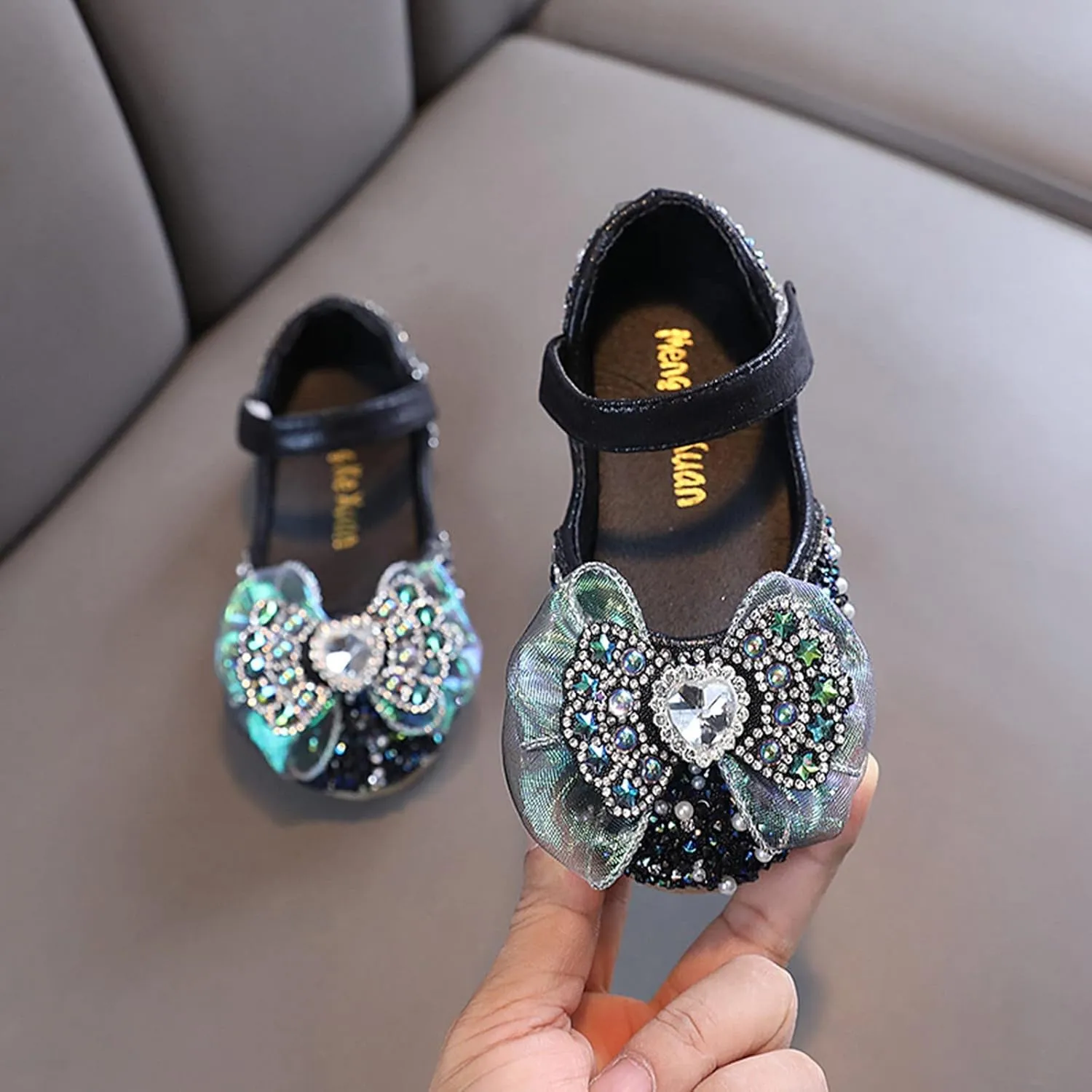 Toddler Baby Shoes Fashion Autumn Toddler and Girls Casual Shoes Thick Sole Round Toe Buckle Toddler First Walking Shoes