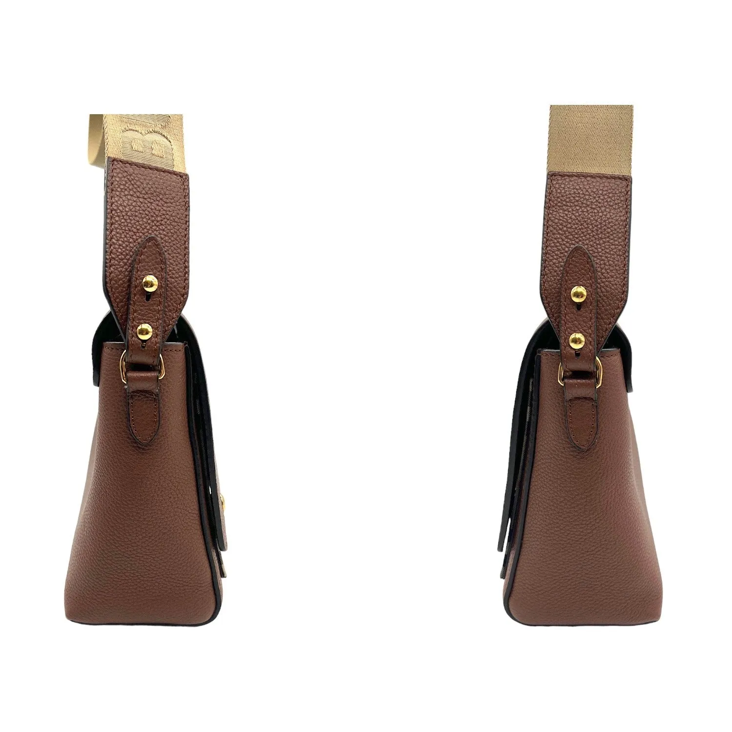 Trendy Inspired Burberry Leather Note Crossbody Bag