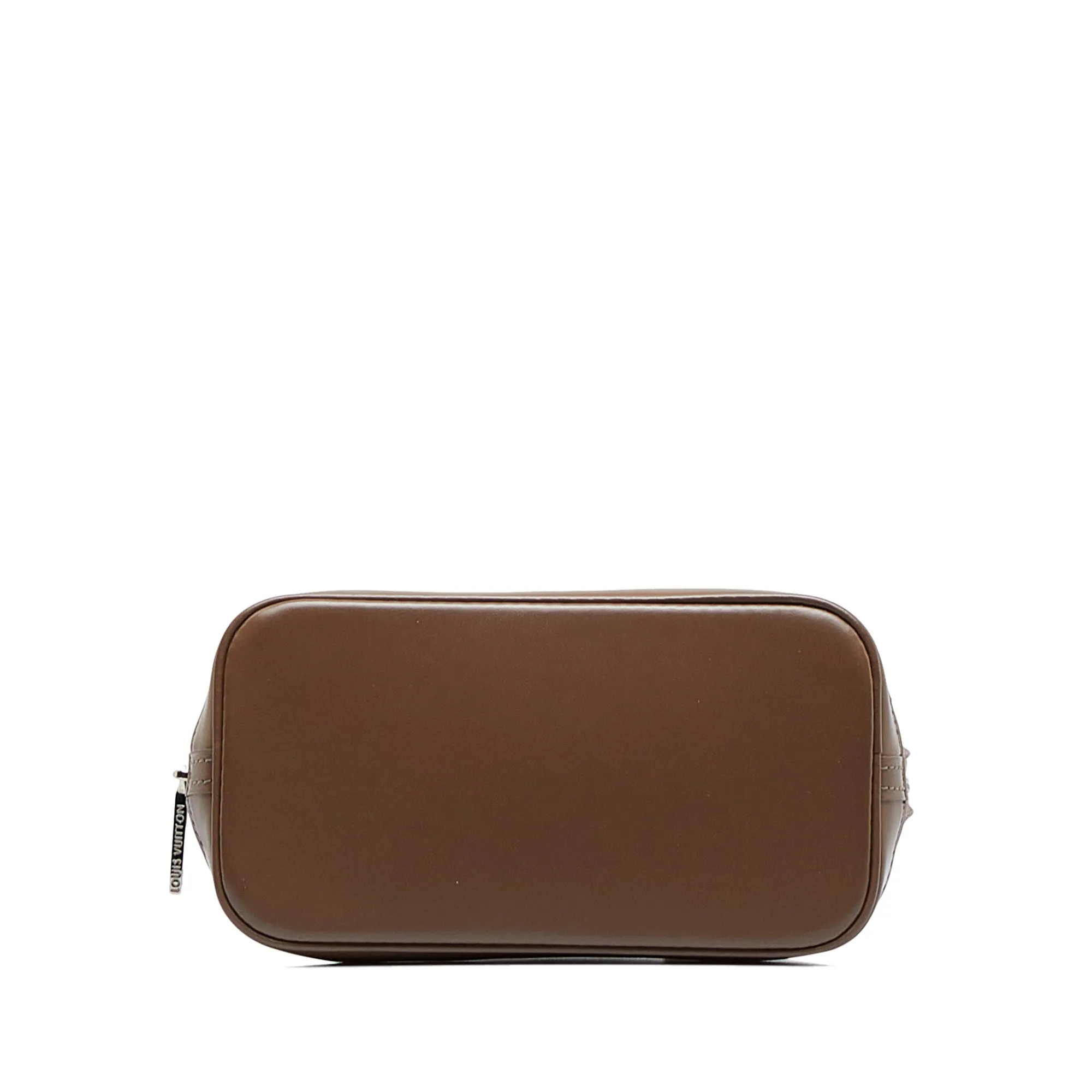 Trendy Inspired Louis Vuitton Alma Mini Brown Monogram Satin