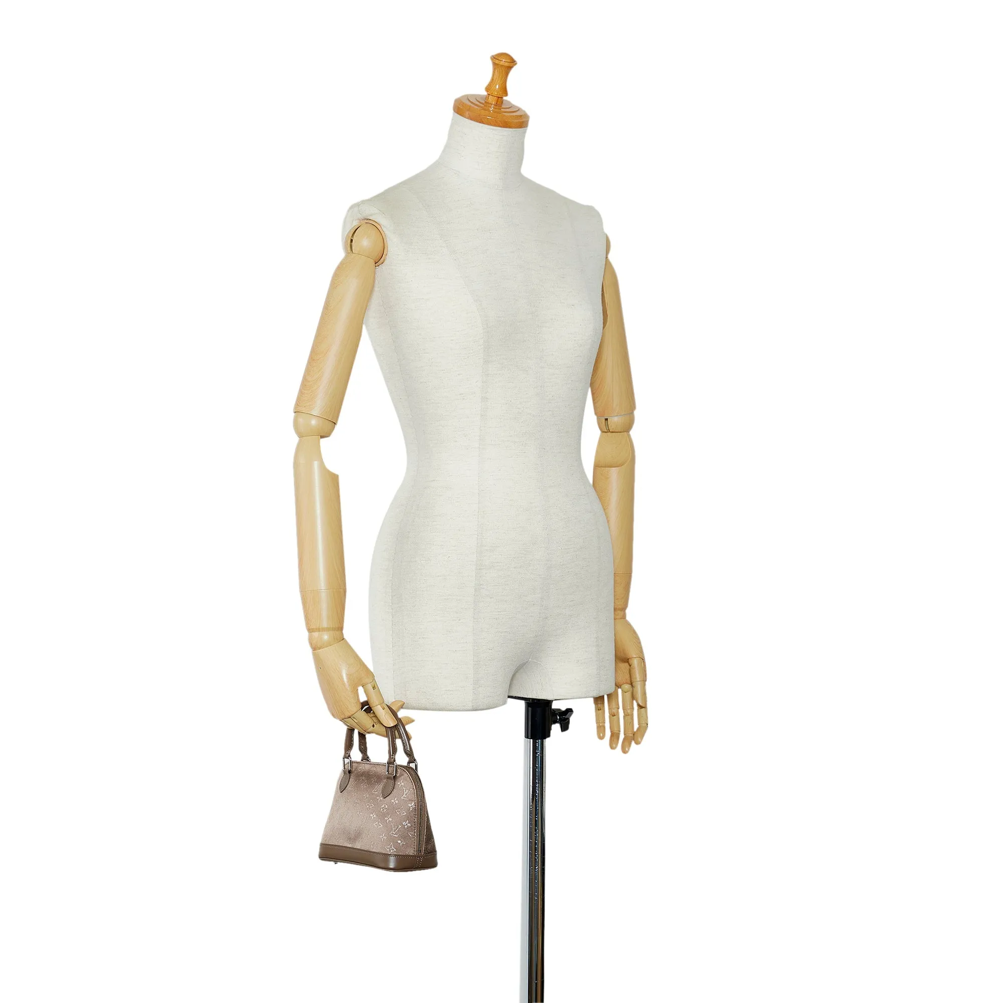 Trendy Inspired Louis Vuitton Alma Mini Brown Monogram Satin