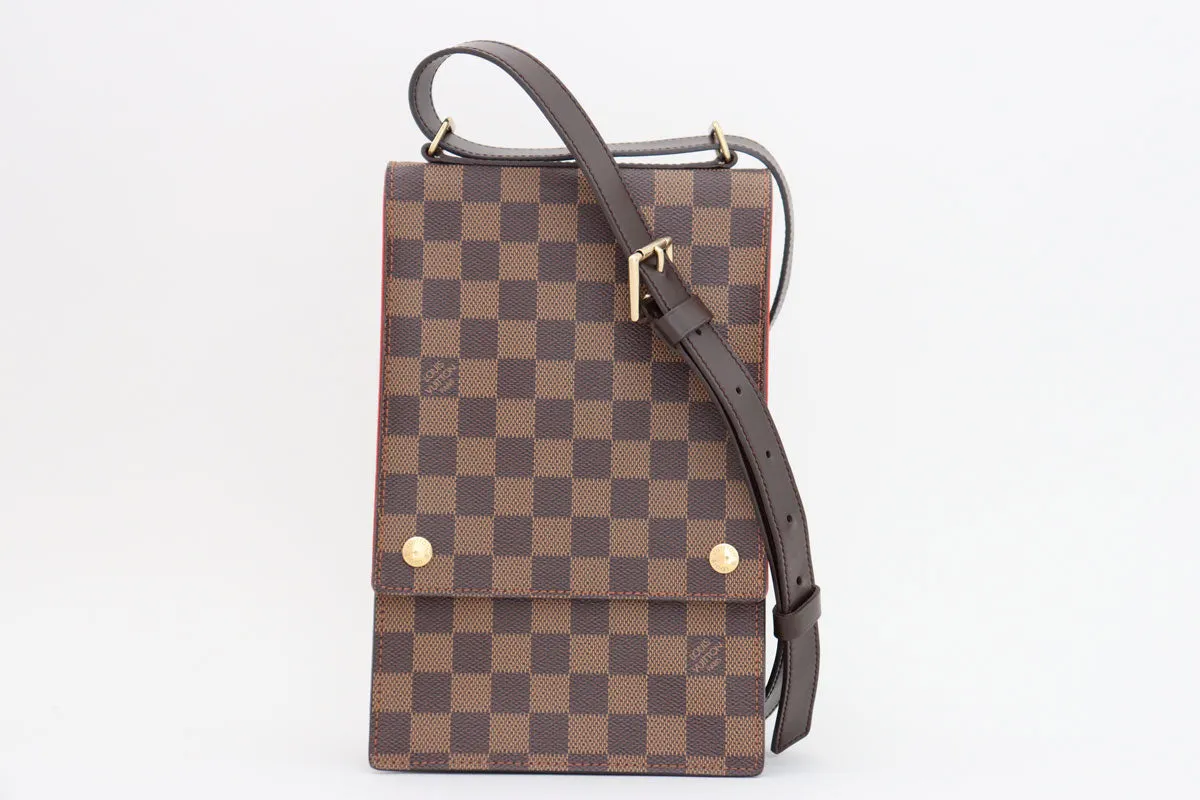 Trendy Inspired Louis Vuitton Ebene Portobello Crossbody Bag