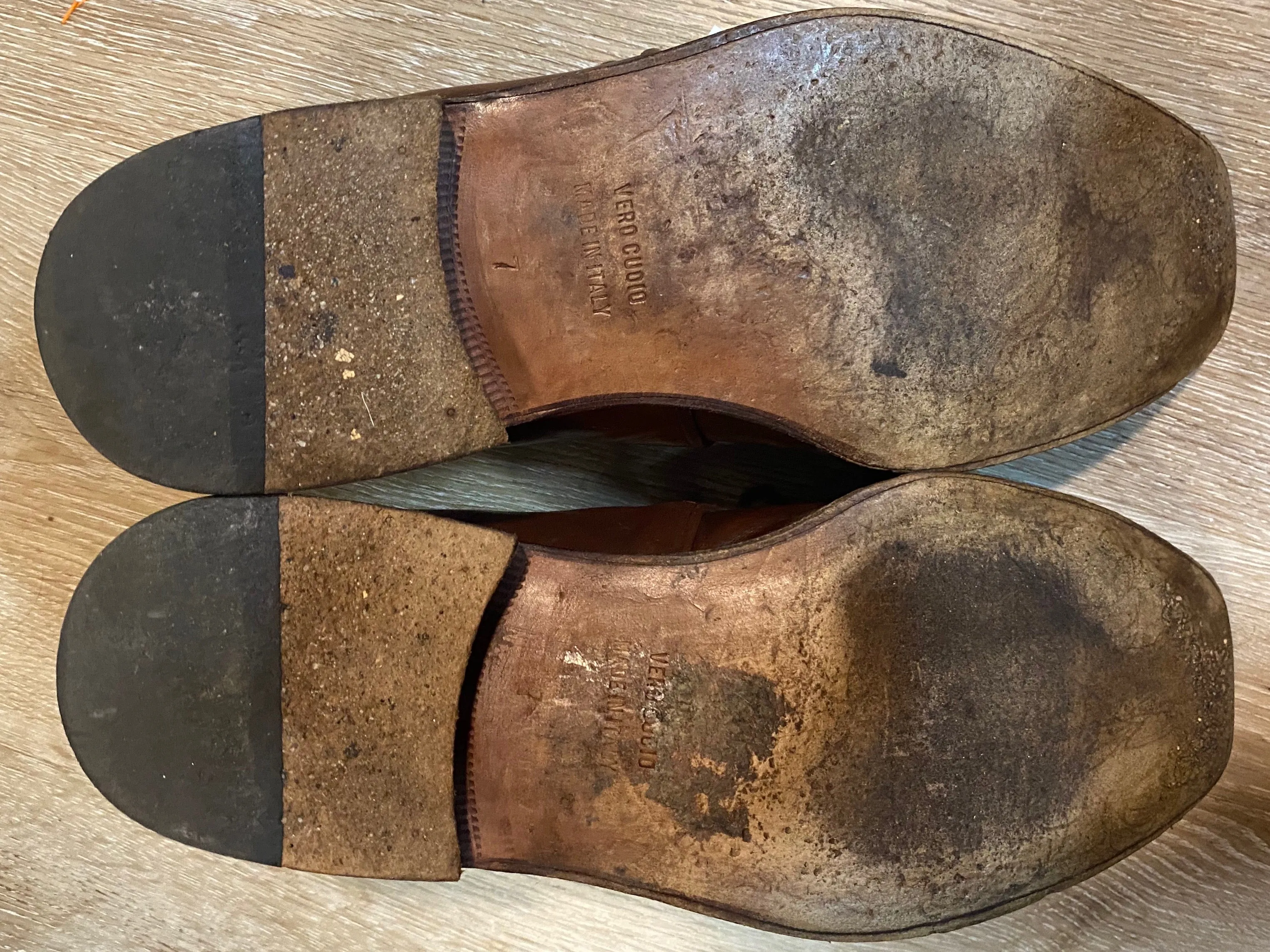 Vero Cuoio "M" Derby Shoes 7M 39/40 (Italy)