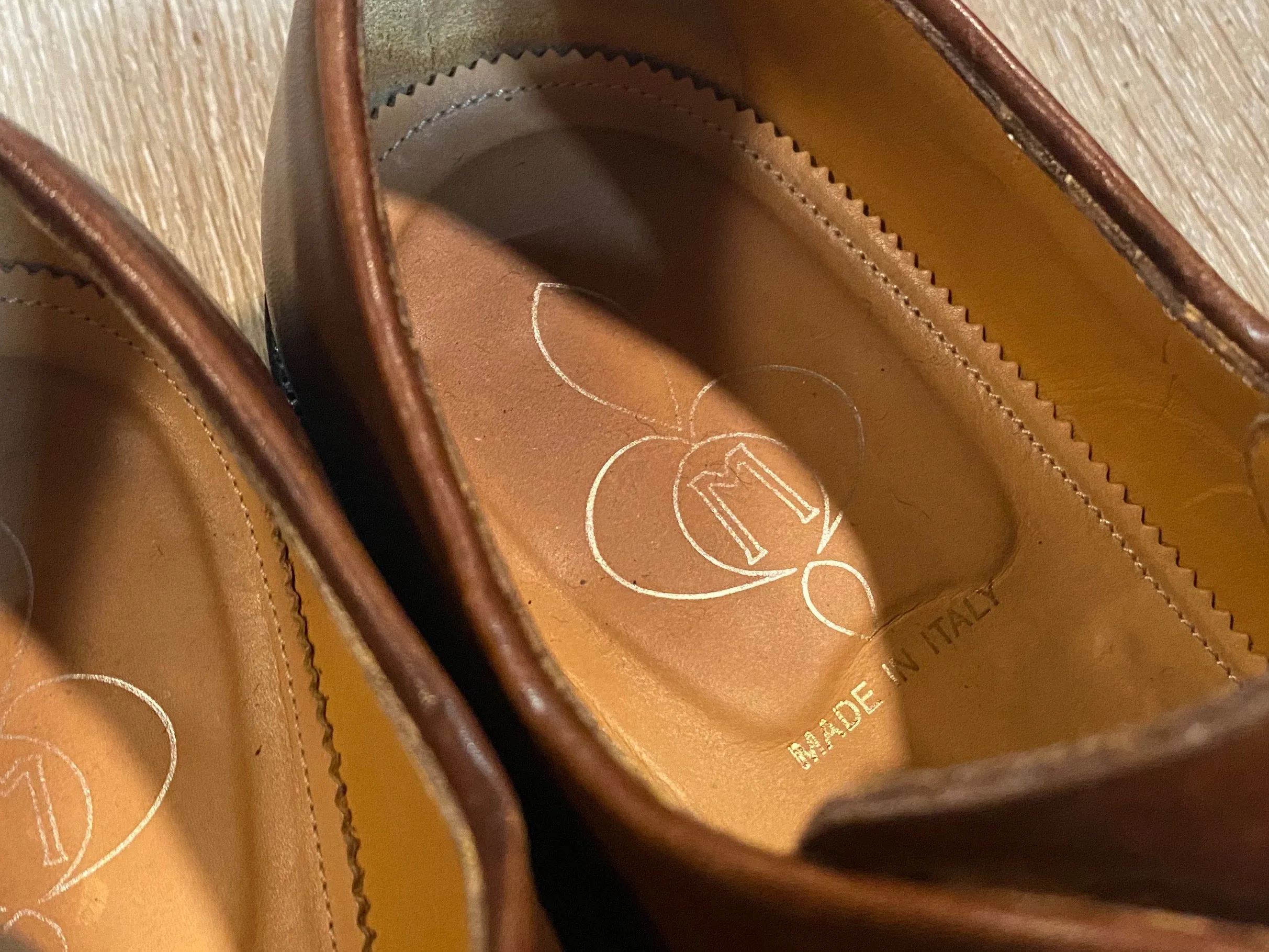 Vero Cuoio "M" Derby Shoes 7M 39/40 (Italy)