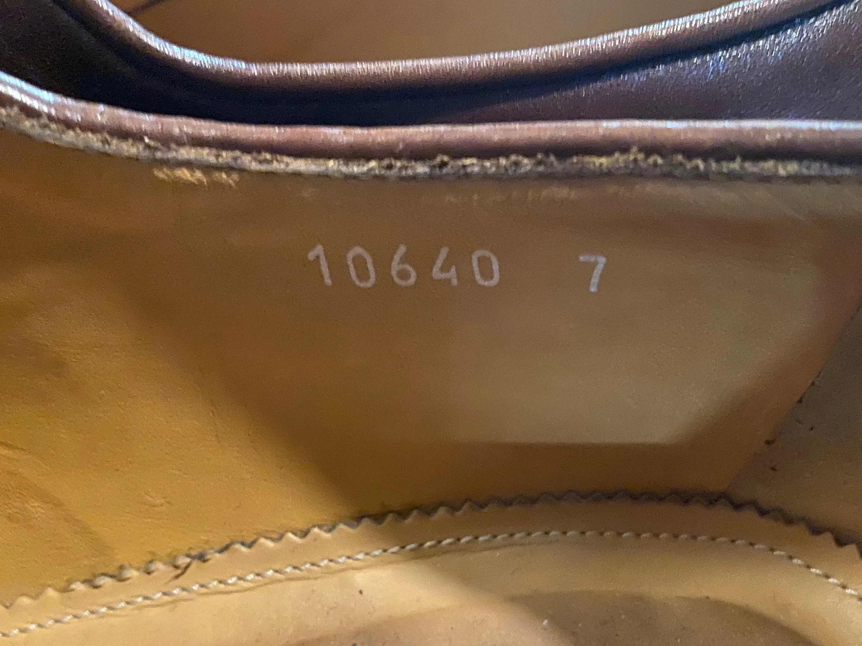 Vero Cuoio "M" Derby Shoes 7M 39/40 (Italy)
