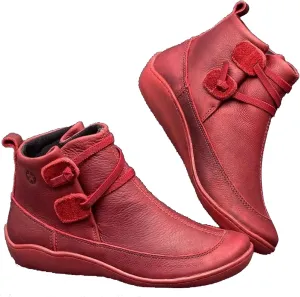 Women's Ankle Boots & Booties Ankle Booties for Women Flat Ankle Boots for Women Boot Shoes for Women Fashion Round Toe Side Zipper Pointd Toe Suede