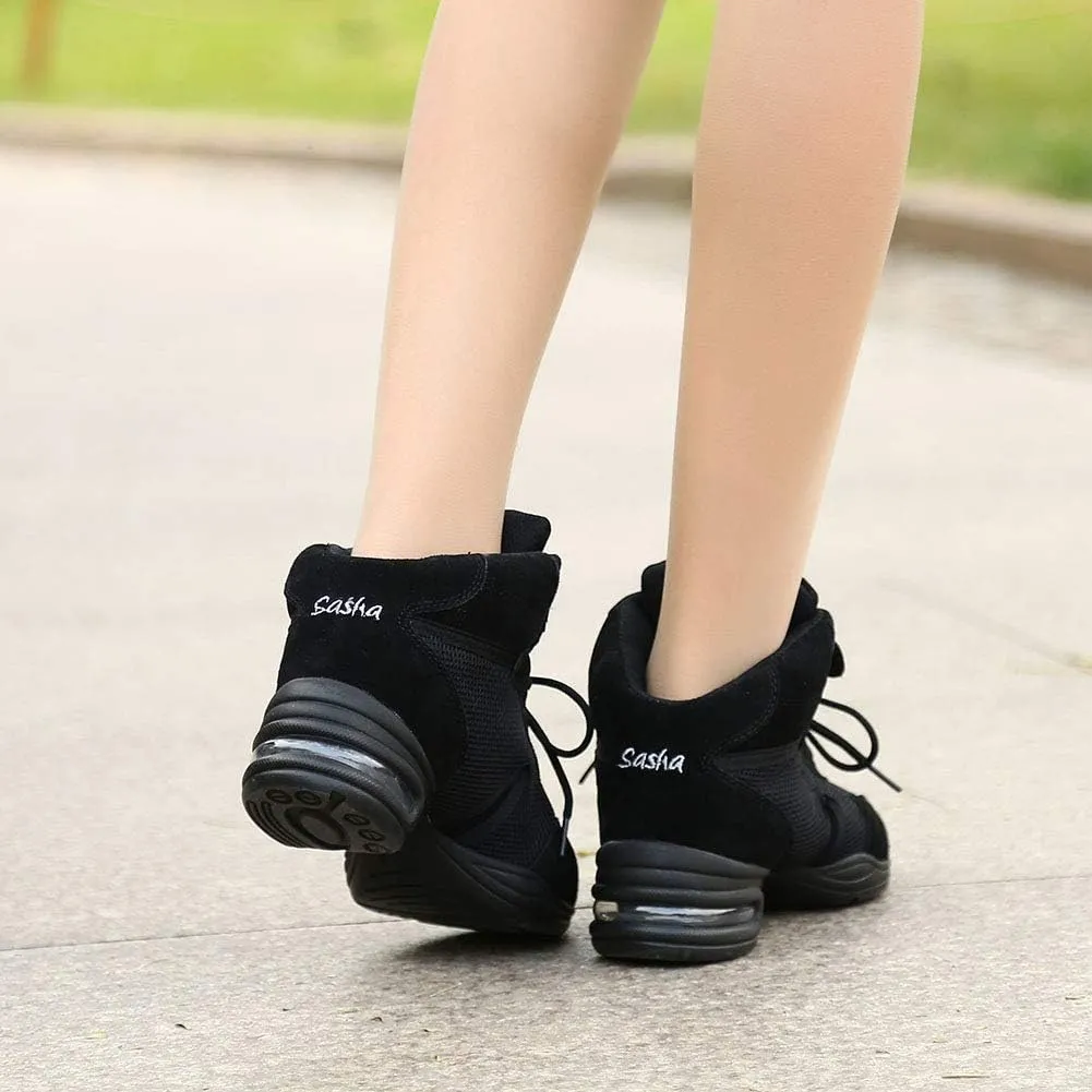 Women's Breathable Dance Sneakers Split Sole Modern Jazz Fittness Dance Boots,Model B53