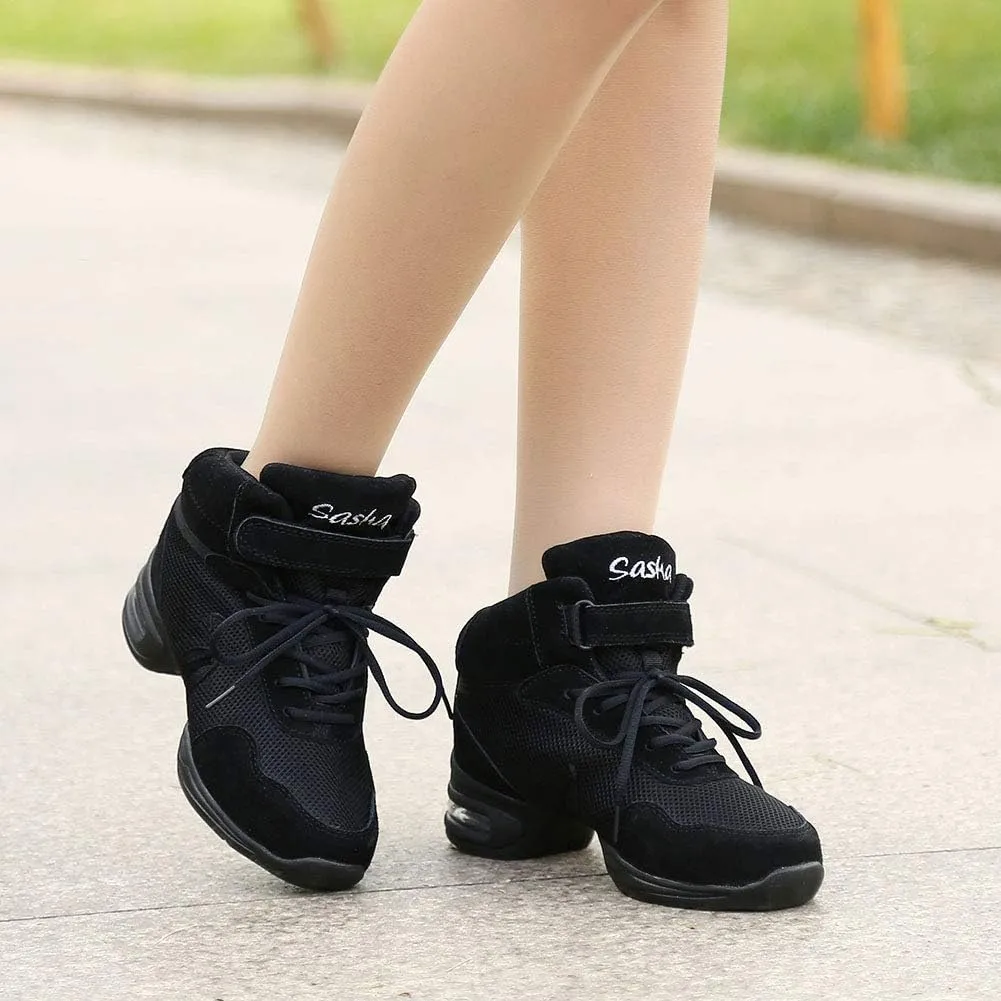Women's Breathable Dance Sneakers Split Sole Modern Jazz Fittness Dance Boots,Model B53