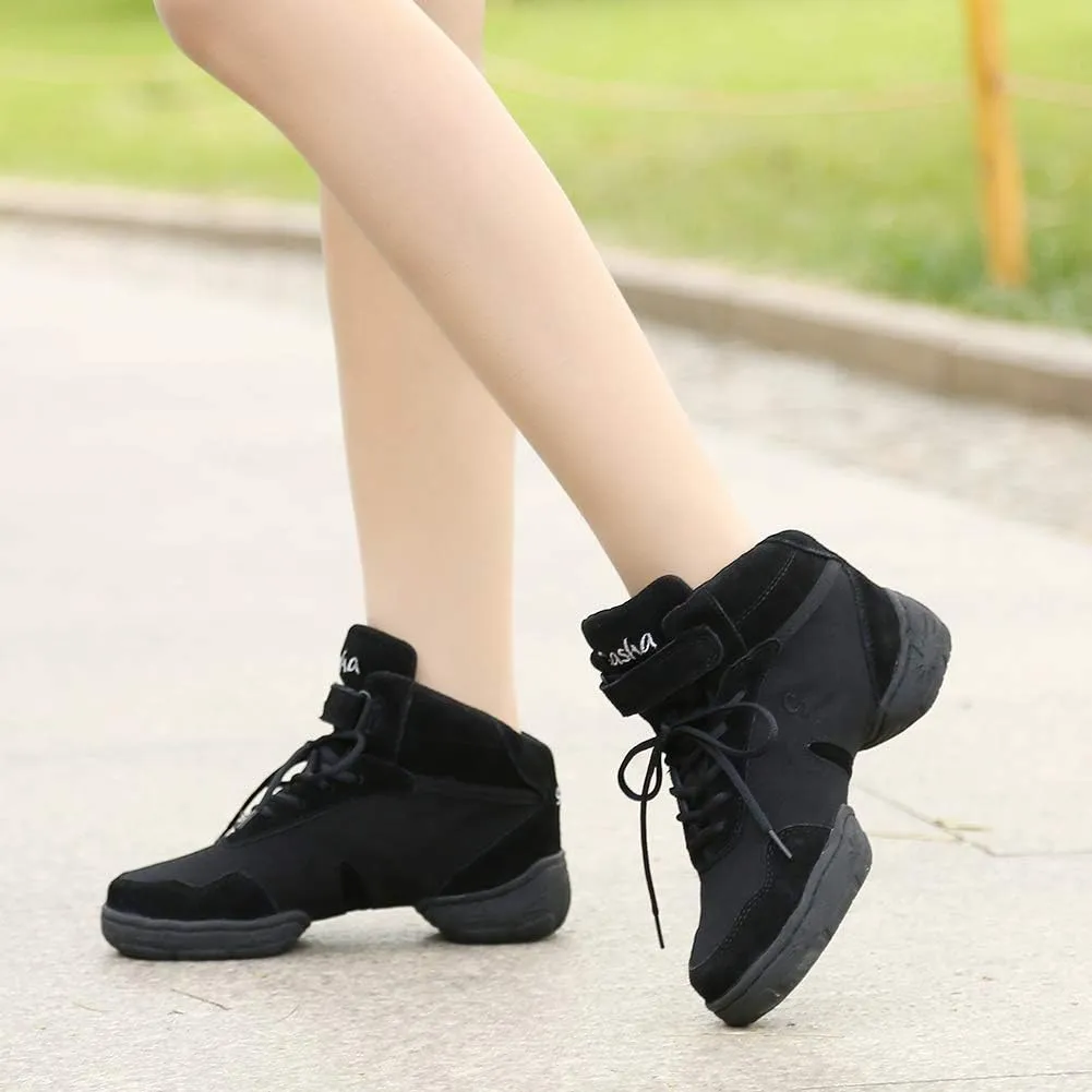 Women's Breathable Dance Sneakers Split Sole Modern Jazz Fittness Dance Boots,Model B53