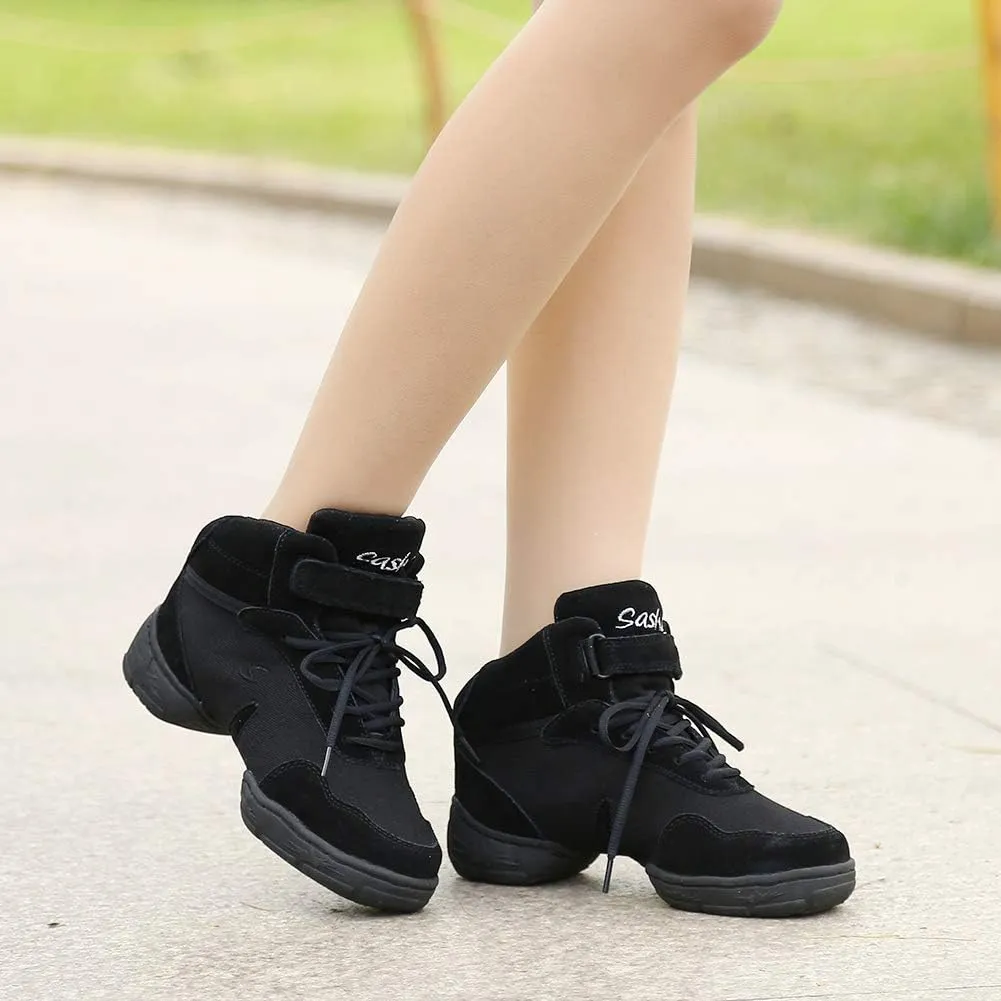 Women's Breathable Dance Sneakers Split Sole Modern Jazz Fittness Dance Boots,Model B53
