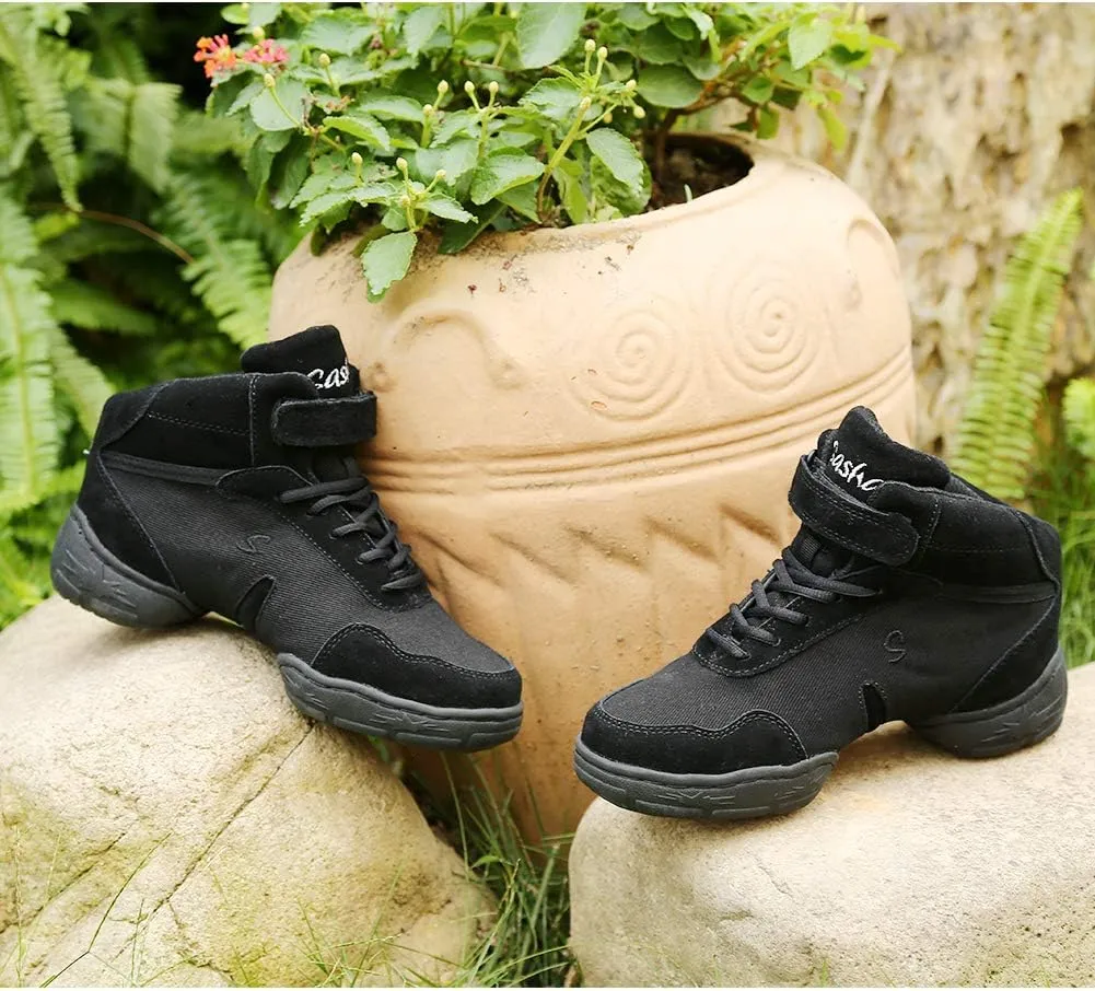 Women's Breathable Dance Sneakers Split Sole Modern Jazz Fittness Dance Boots,Model B53