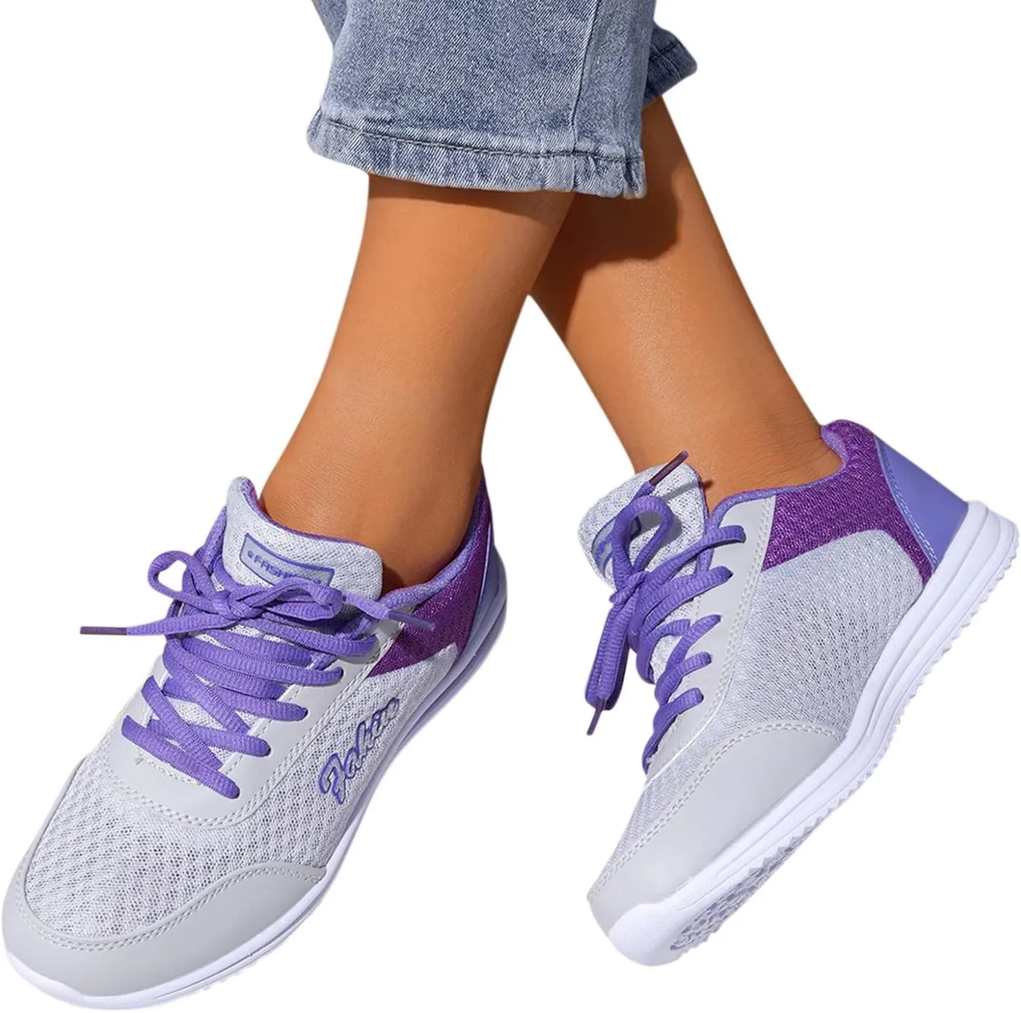 Women's Lace Up Walking Running Shoes Tennis Casual Mens Running Shoes Gym Woman Shoes Casual Platform Sneakers Slip On Tennis Shoe Trainers Shoe
