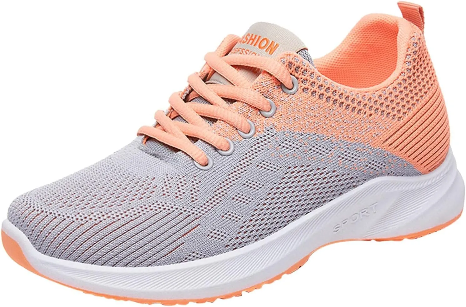 Women's Lace Up Walking Running Shoes Tennis Casual Walking Shoes Women Mesh Breathable Dress Casual Shoes Slip On Sneakers Brown Tennis Shoe Trainers Shoe