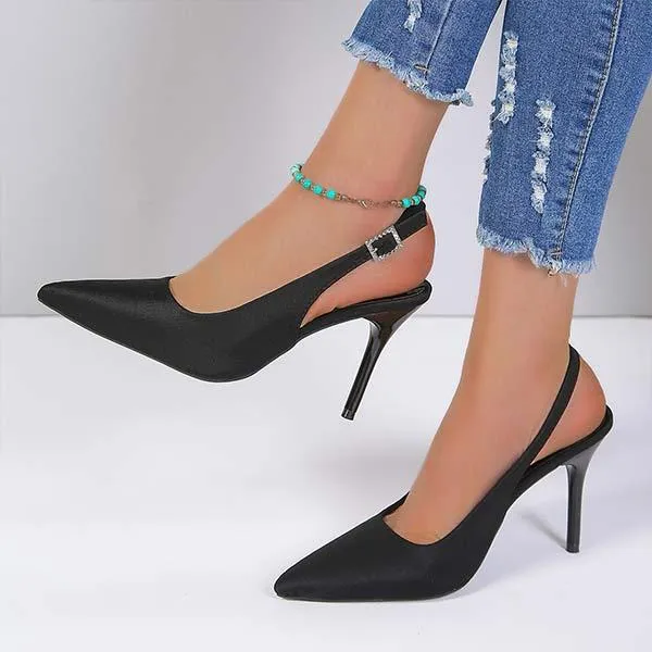 Women's Pointed-Toe High Heels with Thin Heels 06707365C