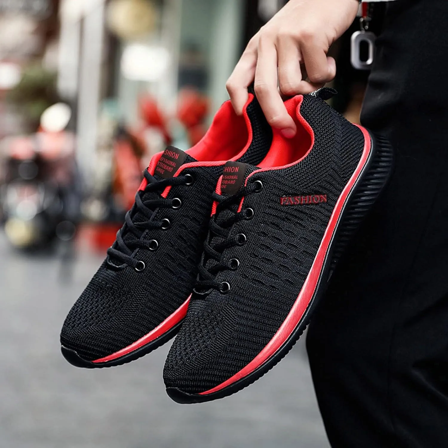 Womens Slip on Walking Shoes Comfort Lightweight Breathable Running Shoes for Women Wide Width Men Casual Dress Shoes Black Sneakers Tennis Shoe Cross Trainer Shoe