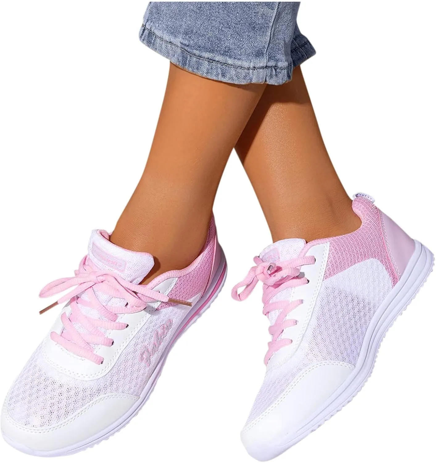 Womens Sneakers Air Cushion Running Shoes Lace Up Walking Shoes Women Workout Business Casual Shoes Waterproof Sneakers Tennis Shoe Cross Trainer Shoe