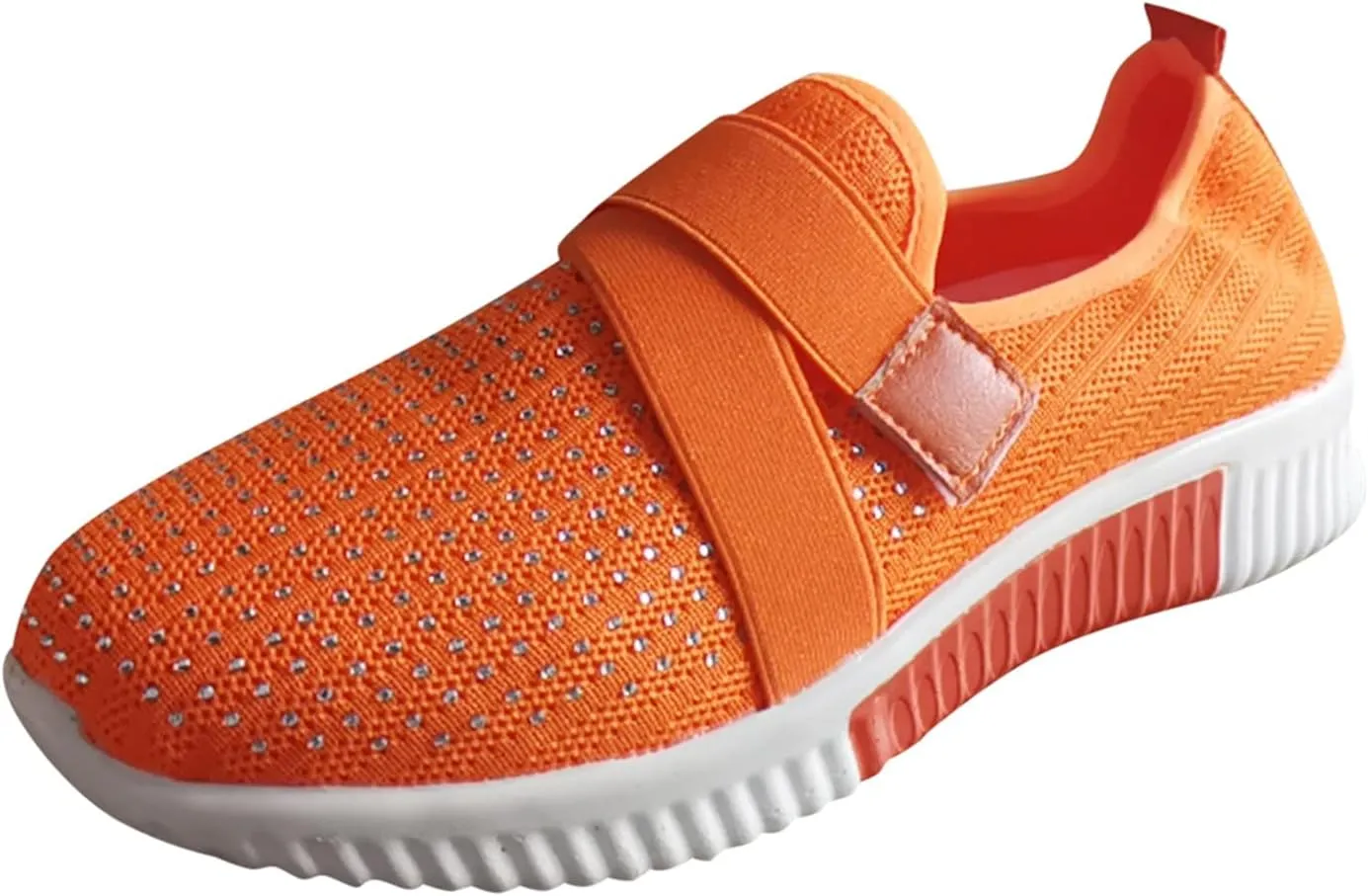 Womens Walking Shoes with Arch Support Soft Slip on Athletic Sneakers Comfortable Lightweight Orthopedic Sneakers